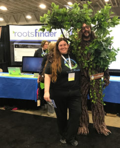 Robert the RootsFinder Tree at RootsTech 2017